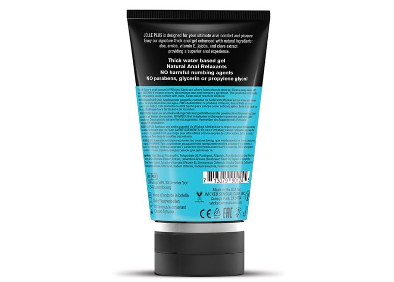 Sensual Care Jelle Plus Water Based Anal Lubricant with relaxants