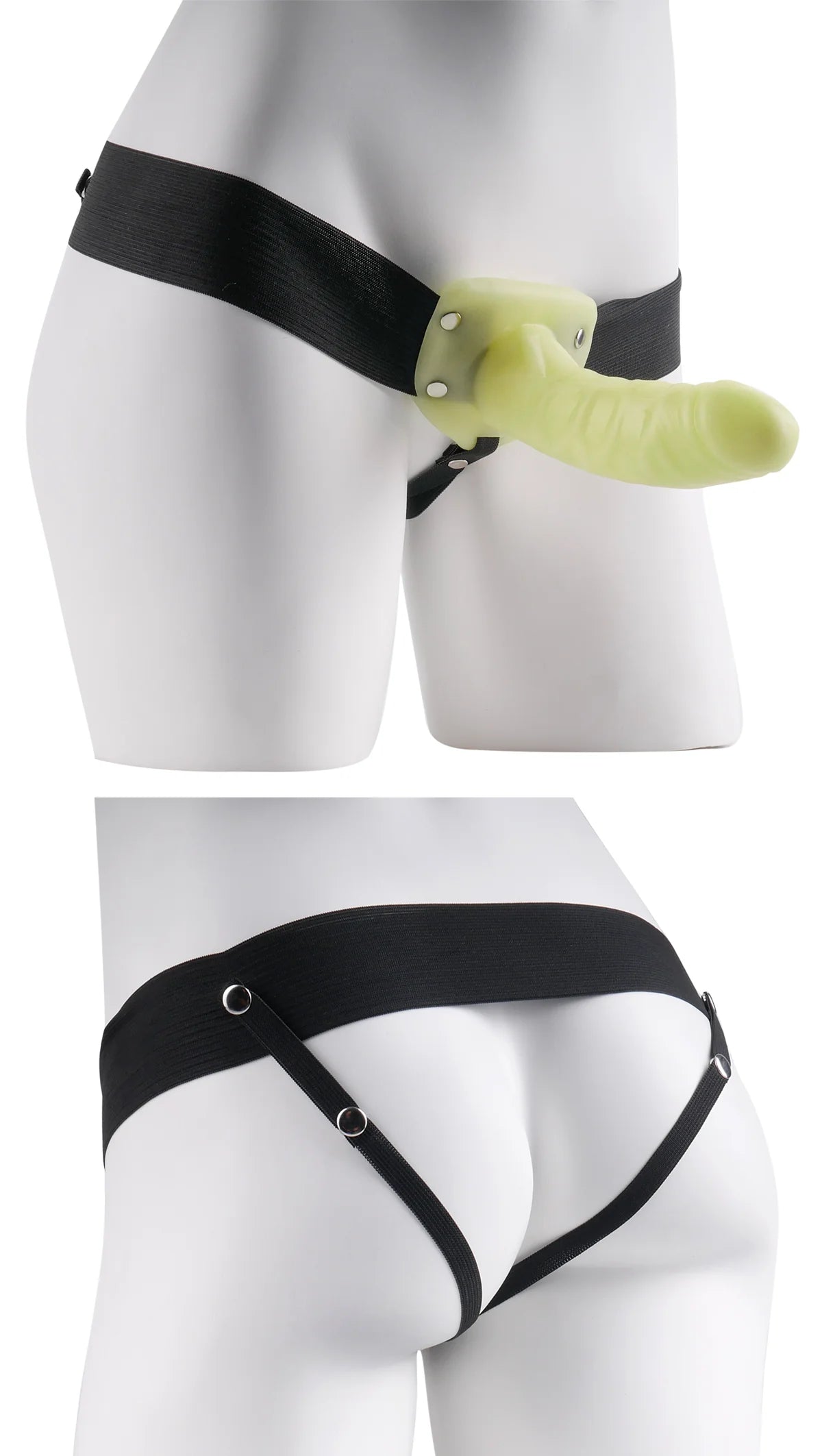 Unisex Hollow Strap-On with Harness