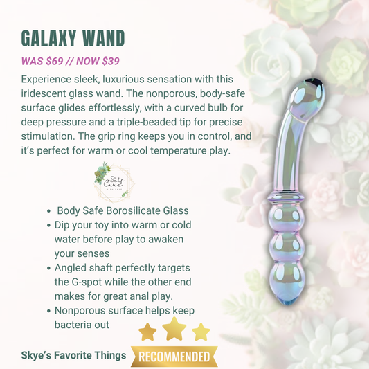 Galaxy Glass Wand