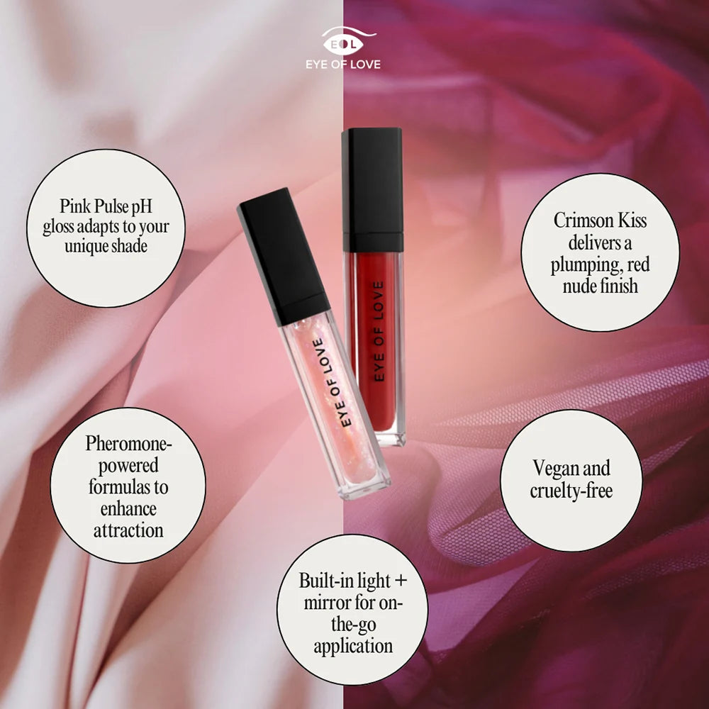 Eye of Love Matchmaker Crimson Kiss Pheromone Plumping Lip Gloss