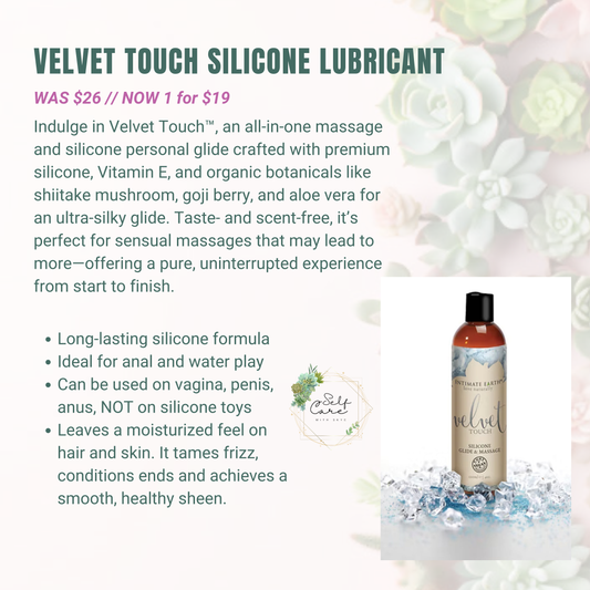 Velvet Touch Silicone Glide & Massage