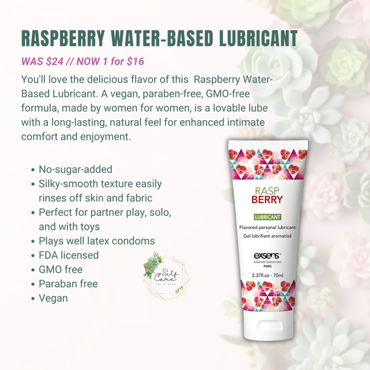 Raspberry Water-Based Lubricant
