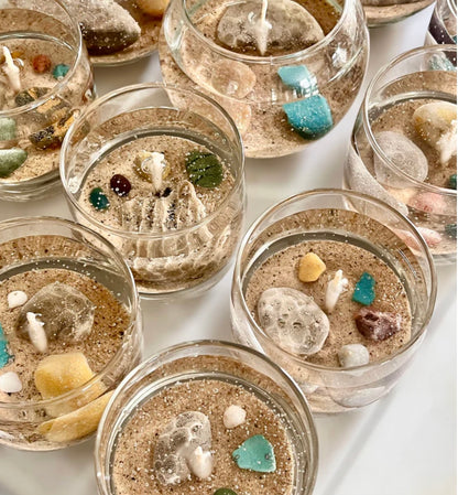 Lake Michigan Rock Candle - Rock Bottom Candle Co