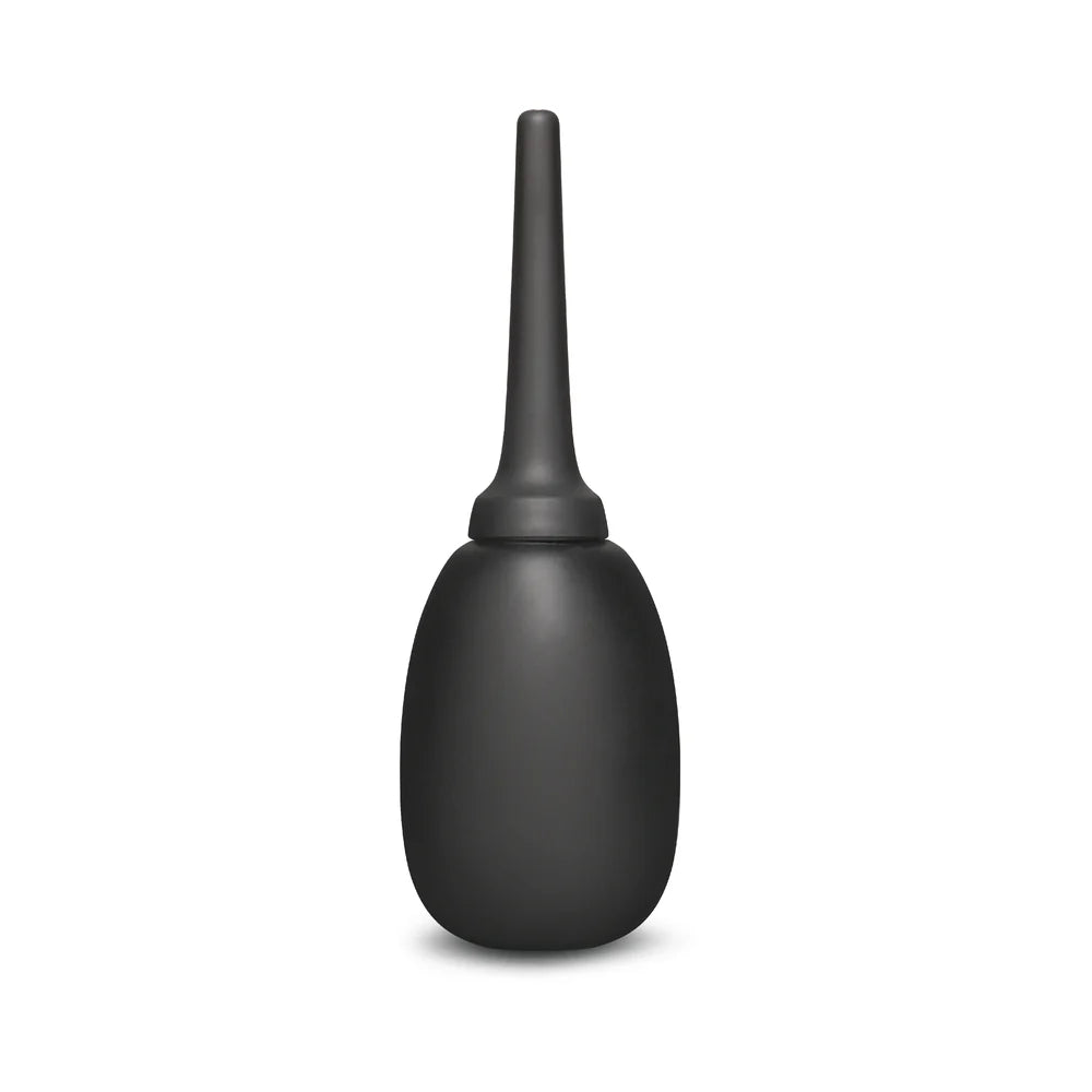 Flexible Silicone Anal Douche Black