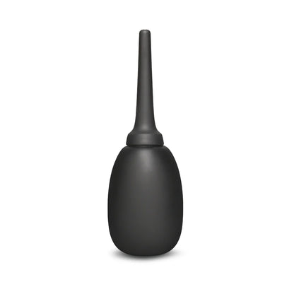Flexible Silicone Anal Douche Black