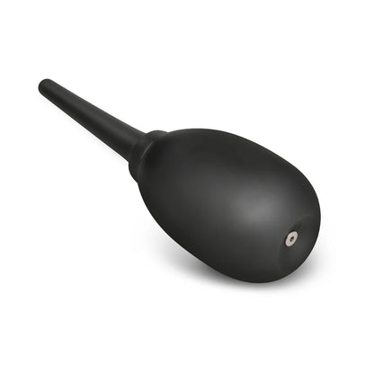 Flexible Silicone Anal Douche Black